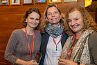 Birgit Bechtle von Sunny Cars (Mitte) mit Rivka Kibel (WDV) und Mona Kronenburg von Travelbasys
