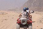 ...karge, aber faszinierende Landschaft des Sinai