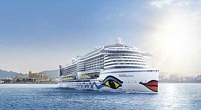 Erst Palma, dann Hamburg: Die Hansestadt wird im Sommer 2018 der Heimathafen für die neue Aida Perla