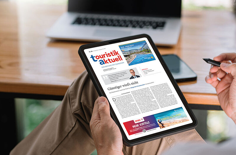 touristik aktuell kann sowohl in gedruckter Form als auch als E-Paper gelesen werden. Foto: AmnajKhetsamtip/istock