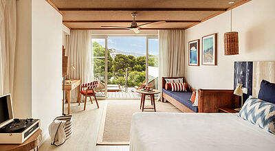 So ähnlich wie hier im Zel Mallorca sollen auch die Zimmer im Zel Sayulita aussehen