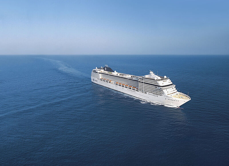 Die Wintersaison der MSC Orchestra (Foto) und MSC Sinfonia im Roten Meer wurden abgesagt