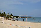 Strand am Riu Montego Bay. Das Riu Palace Jamaica und das Riu Reggae liegen daneben