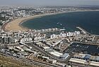 Blick auf die Beachfront von Agadir