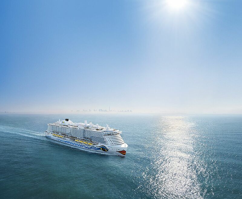 Das jüngste Aida-Schiff Cosma kreuzt im Winter 2023/2024 im Orient. Foto: Aida Cruises