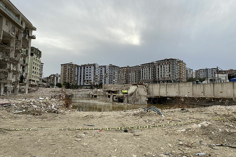 Die Zerstörung ist kaum vorstellbar, hier die frühere Innenstadt von Antakya