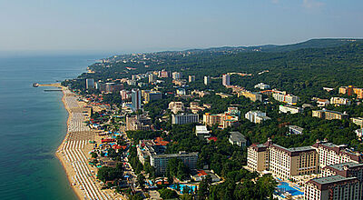 Wieder gefragt bei deutschen Urlaubern: der Goldstrand in Bulgarien