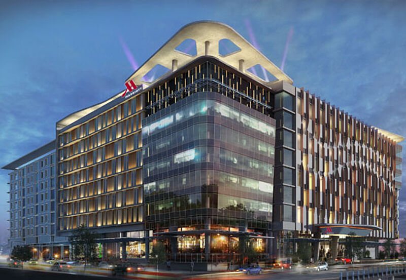 Das Johannesburg Marriott Hotel Melrose Arch mit 150 Zimmern ist eines von zwei neuen Projekten