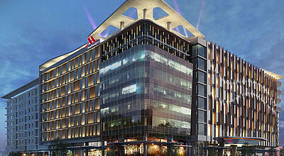 Das Johannesburg Marriott Hotel Melrose Arch mit 150 Zimmern ist eines von zwei neuen Projekten