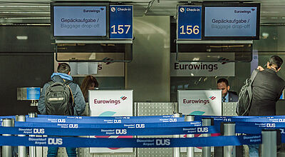 Eurowings muss unter anderem in Düsseldorf weitere Flüge canceln