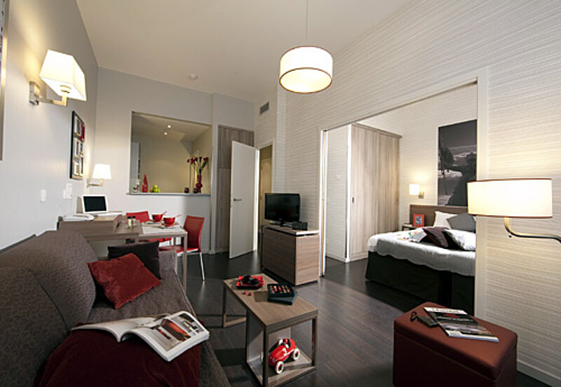 Ein Blick in das Adagio City München mit 119 Apartments