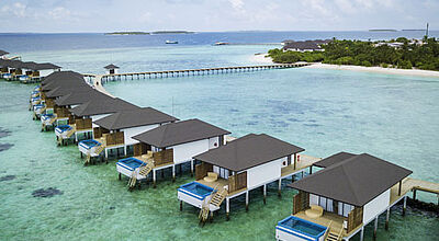 Der erst kürzlich eröffnete Robinson Club Noonu auf den Malediven zählt ab Sommer zur neuen Kategorie „For All“ Der erst kürzlich eröffnete Robinson Club Noonu auf den Malediven zählt ab Sommer zur neuen Kategorie „For All“