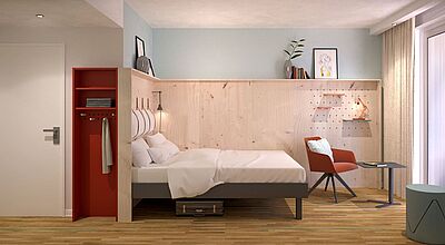 Das Greet Wien City Nord hat 96 Zimmer