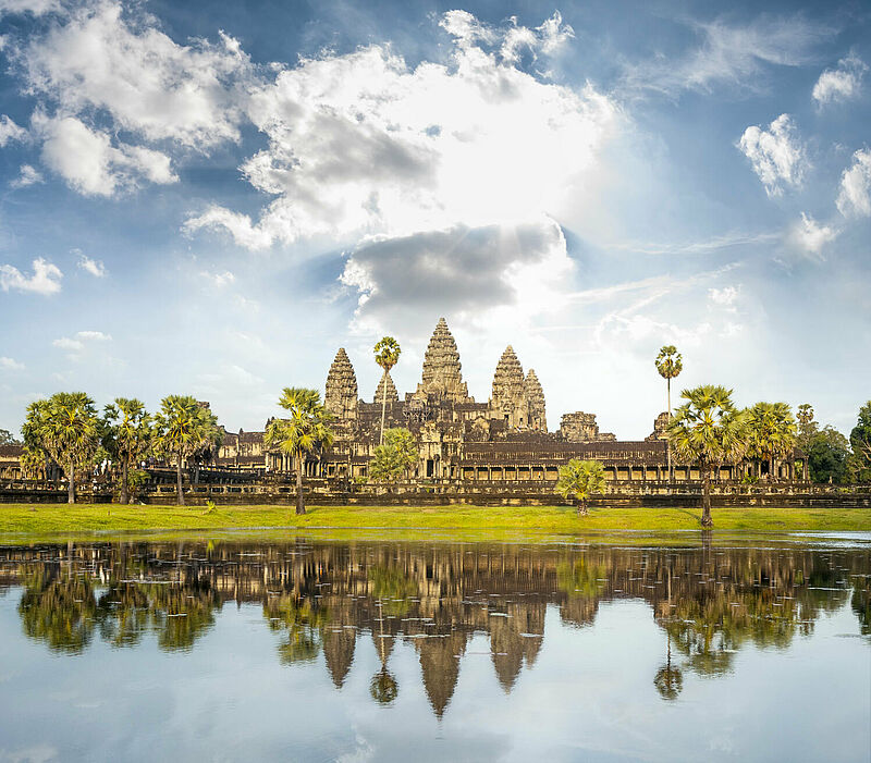 Eine von Krysiaks aufgelegten Reisen führt nach Indochina, wo natürlich auch Angkor Wat besucht wird