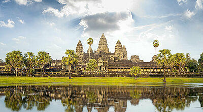Eine von Krysiaks aufgelegten Reisen führt nach Indochina, wo natürlich auch Angkor Wat besucht wird