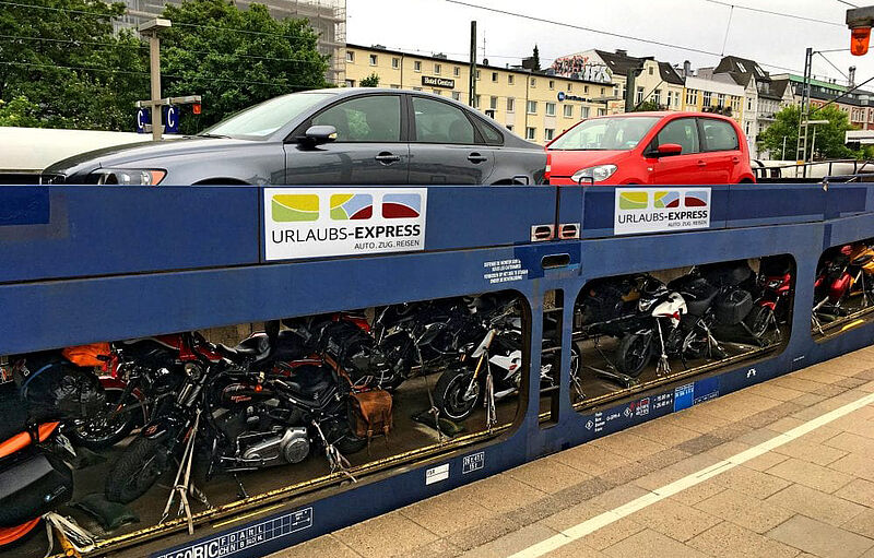 Die UEX-Autozüge erfreuen sich starker Nachfrage, so der Betreiber Train4you. Foto: Train4you