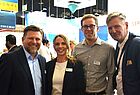 Geballte Power von TUI Travel Star (von links): Klaus Wilsmeier, Katrin Bartels, Constantin Maass und  Michael Blum