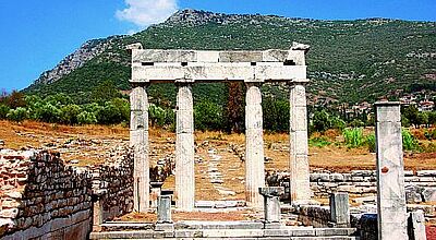 Ausgrabungen des antiken Messene.