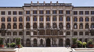 Dieses über 100 Jahre alte Gebäude in Triest wird in ein 25 Hours umgebaut. Foto: Studio Architetto Luciano Parenti_Bearbeitung BWM Architekten