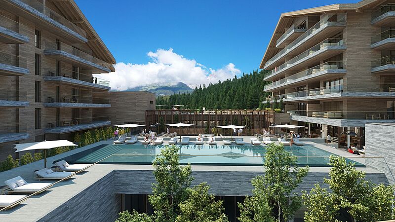 Das Six Senses Crans-Montana wird 45 Zimmer und Suiten bieten