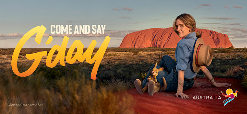 Hollywood-Star Rose Byrne ist Markenbotschafterin von Tourism Australia und leiht dem animierten Känguru Ruby ihre Stimme