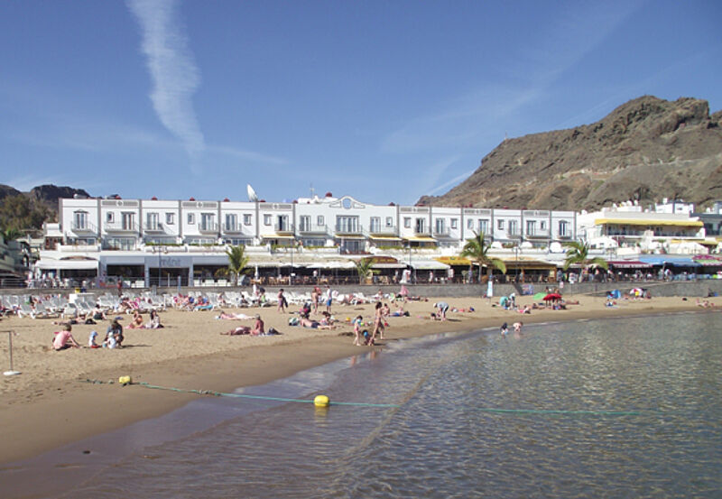Die Bucht von Mogan auf Gran Canaria: Die Politiker der Kanaren wünschen sich mehr Unabhängigkeit von Madrid