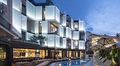 Das Sir Joan in der Nähe von Ibiza-Stadt bietet 38 Suiten