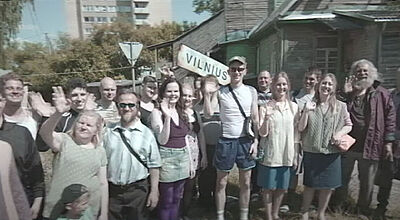 Ausschnitt aus „Expectations vs. Reality“: Die Vilnius-Kampagne spielt mutig mit Stereotypen. Screenshot: Go Vilnius/ta