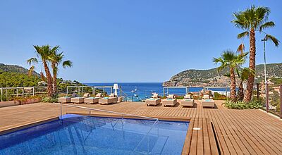 Die Relax und Care-Versicherung gilt auch bei Buchung im Zafiro Palace Andratx, das 2021 eröffnet