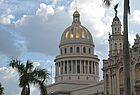 Das renovierte Capitol hat eine goldene Kuppel, die Russland bezahlt haben soll