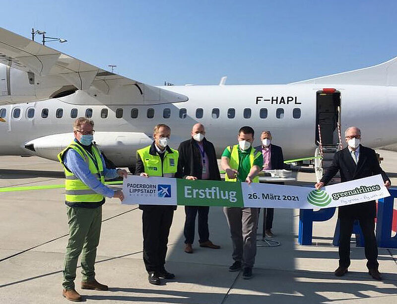 Green Airlines im vergangenen Jahr in Paderborn: Der Neustart ist wieder missglückt