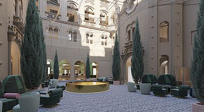 So soll eines der Zimmer im W Budapest aussehen