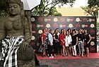 Jede Gruppe musste zum Foto-Shooting: Hier die Gruppe, die an der Vortour "Bali-Intensiv" teilgenommen hatte