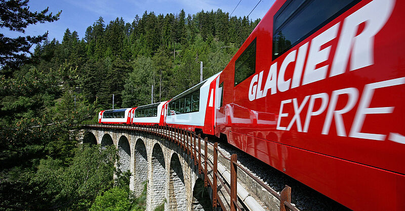 Tickets für den Glacier Express können jetzt auch über Rail Europe gebucht werden