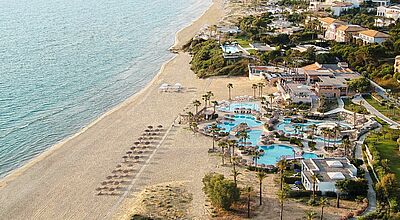 Gastgeber der diesjährigen Tagung von Best Reisen ist das Grecotel Riviera Olympia Resort auf dem Peloponnes