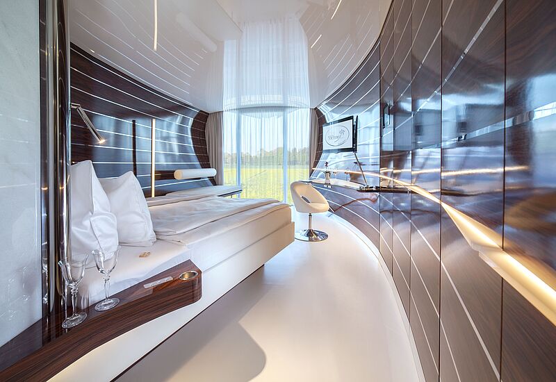 Blick in eine Yachtkabine des Victory Hotels Therme Erding