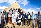 Die Gruppe auf den Mauern der osmanischen Festung Borj El Kebir
