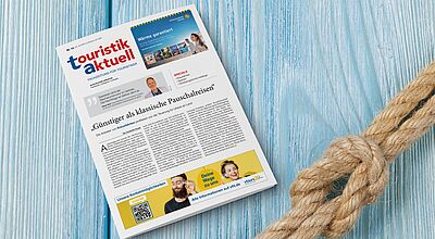 touristik aktuell ist als gedrucktes Heft sowie als E-Paper erhältlich