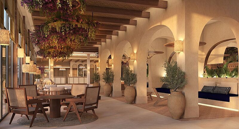 Blick in das neue Riu Palace La Mola