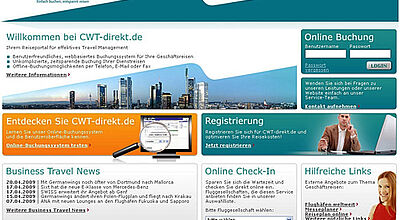 Mit der neuen Buchungsplattform CWT-direkt können Firmenkunden sparen, wirbt die Geschäftsreisekette.