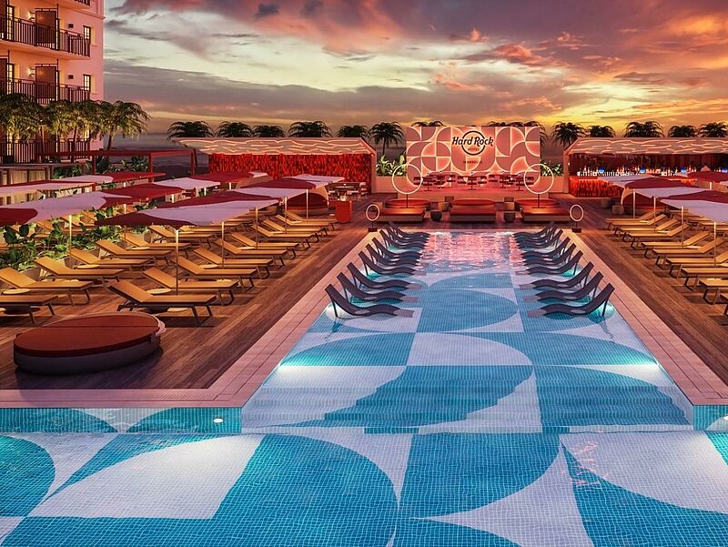 Ab sofort können Urlauber im Hard Rock Hotel Hotel Marbella übernachten. Modell: Palladium Hotel Group