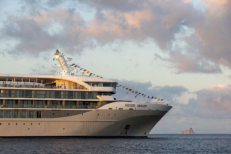 Auf Galapagos getauft und ganzjährig im Einsatz: das neue Silversea-Schiff Silver Origin