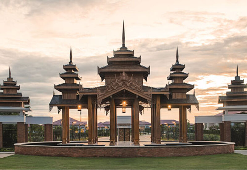 Das Kempinski Hotel Nay Pyi Taw in Myanmar orientiert sich im Design am Erbe Burmas