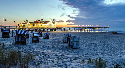 Der neue Veranstalter Uptour ist auf norddeutsche Ziele spezialisiert, im Bild die Seebrücke Ahlbeck auf Usedom. Foto: rie Der neue Veranstalter Uptour ist auf norddeutsche Ziele spezialisiert, im Bild die Seebrücke Ahlbeck auf Usedom. Foto: rie