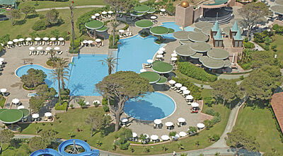 Über den Preis als „Bestes TUI Hotel“ kann sich das Gloria Verde Resort in Belek freuen