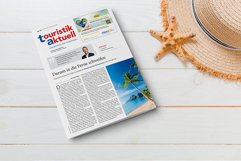 Die neue Ausgabe von touristik aktuell kann wie gewohnt als gedrucktes Heft sowie als E-Paper gelesen werden. Foto: Mykola-Sosiukin/iStock