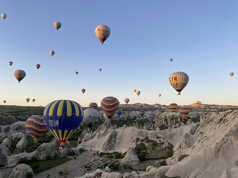 Die Türkei – hier Heißluftballone in Kappadokien – blickt auf ein starkes Touristikgeschäft aus dem deutschen Markt zurück. Foto: mg