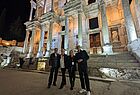 Ephesos am Abend: Ohne Touristenmassen konnten Reiseverkäufer die antike Stadt Ephesos, hier die Celsus-Bibliothek, erkunden 