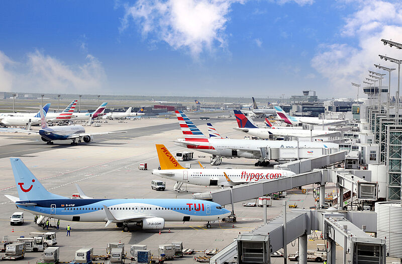 Flugzeuge am Frankfurter Airport: Der Luftverkehr hat sich noch immer nicht ganz erholt