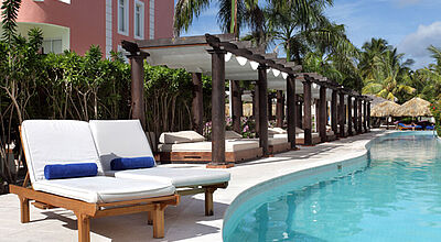 Blick in das TRS Turquesa Hotel in Punta Cana